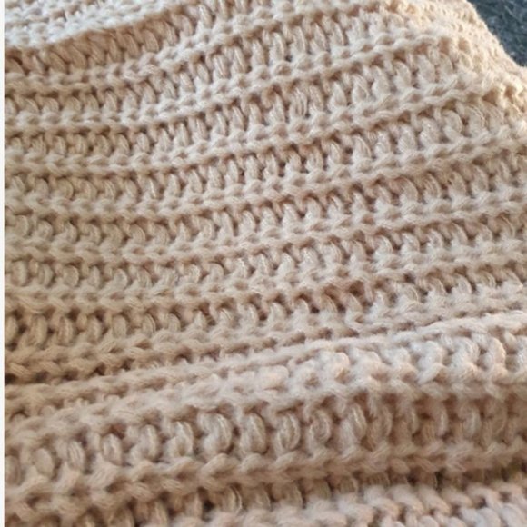 Chunky Knit Open front comfy cozy sweater Cardigan khaki - Picture 14 of 14